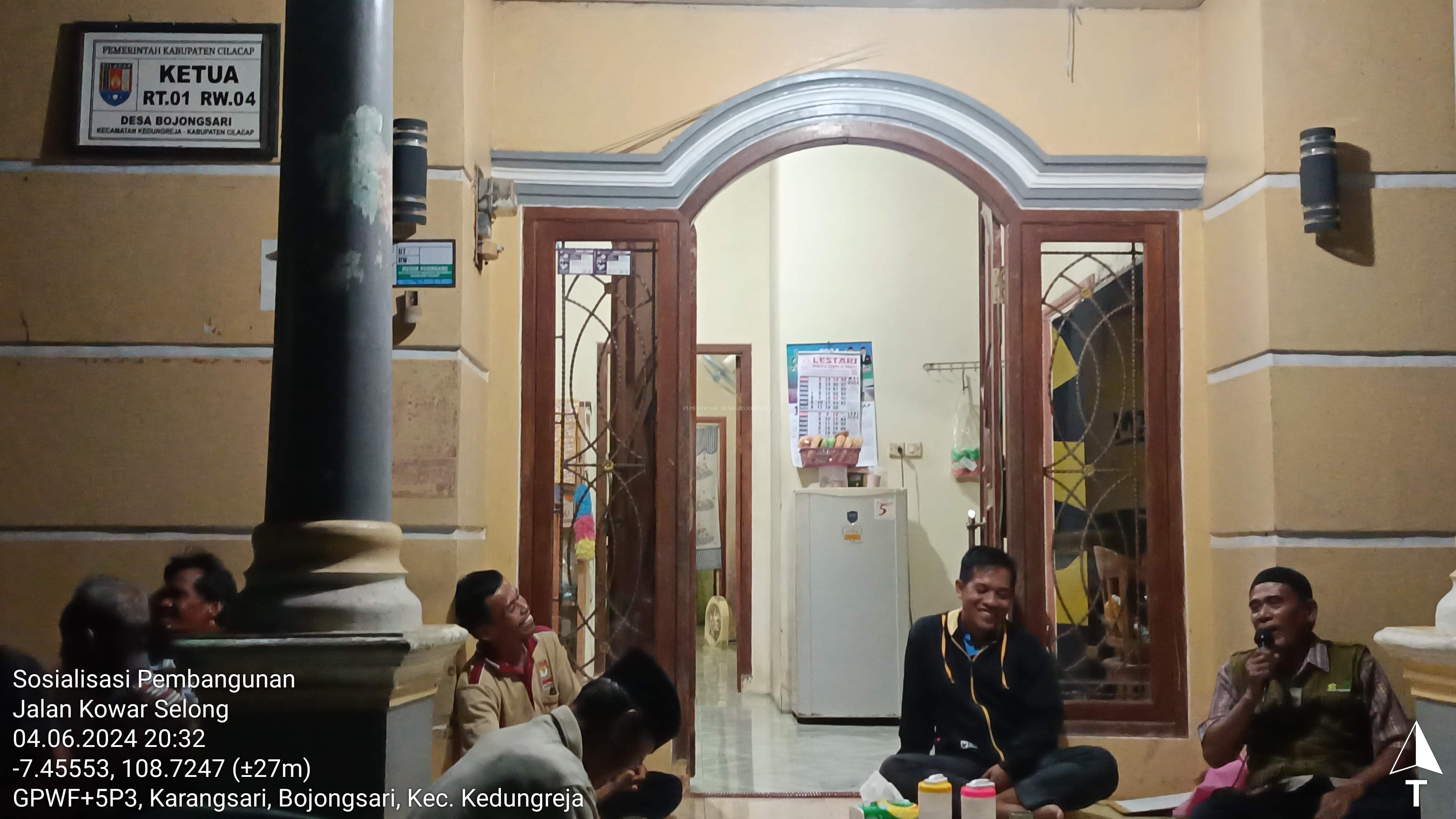 Sosialisasi pembangunan jalan koar 