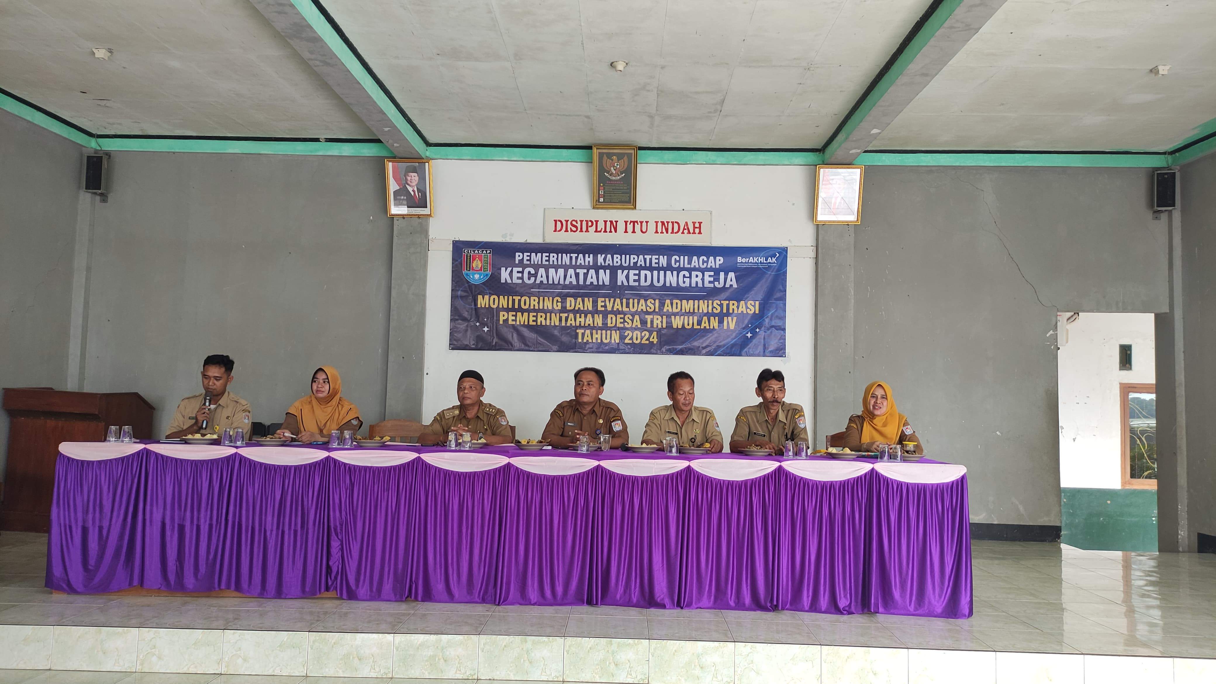 MONITORING DAN EVLUASI ADMINISTRASI PEMERINTAHAN DESA BOJONGSARI TRI WILAN IV TAHUN 2024